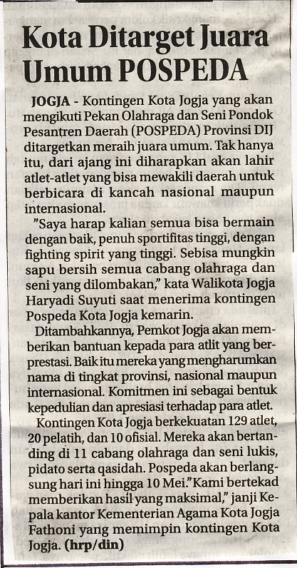 Kliping jogja terbaru