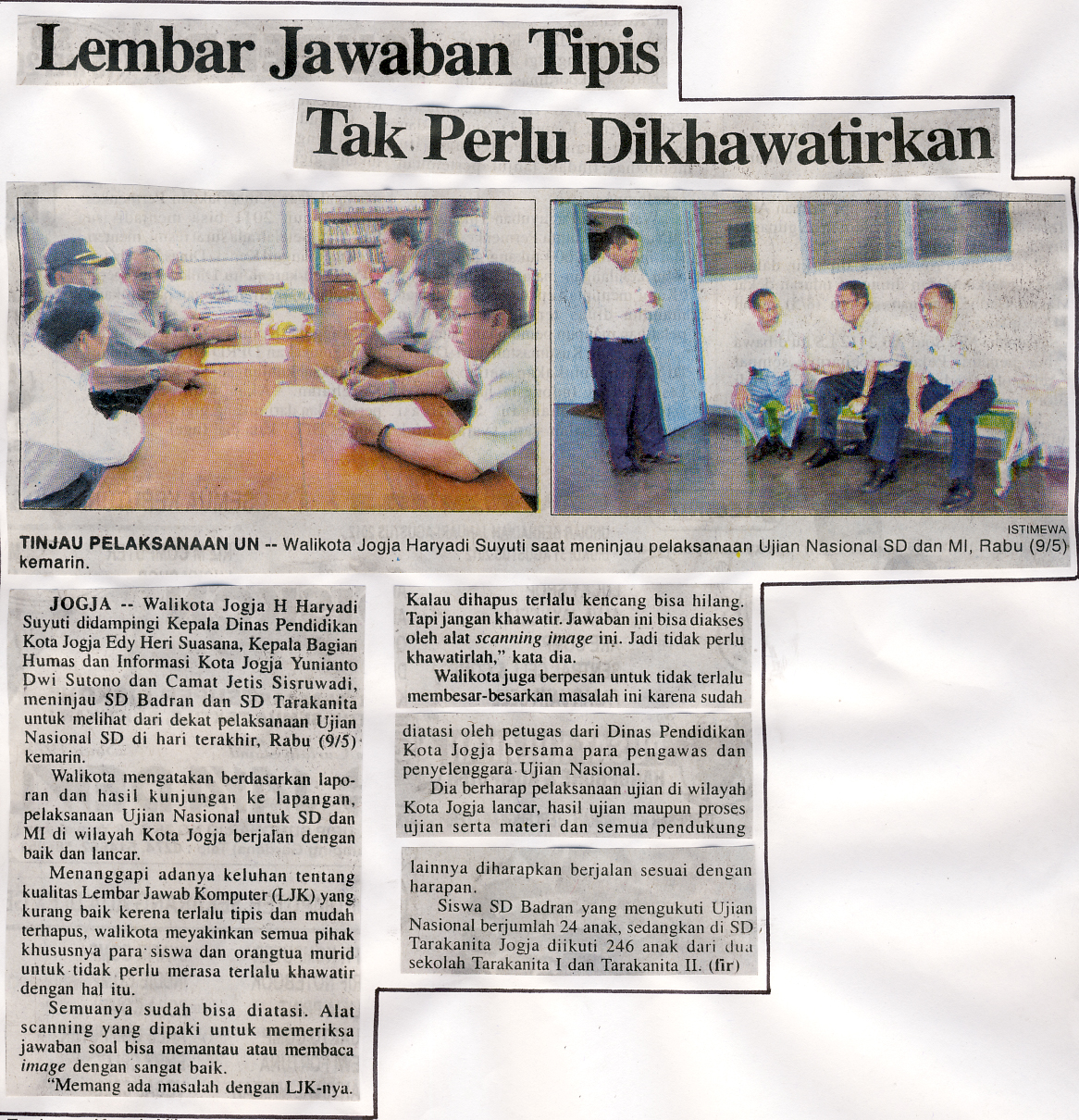 Kliping jogja terbaru