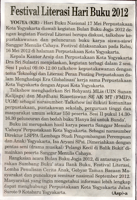 Kliping jogja terbaru