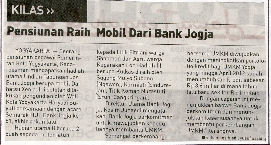 Kliping jogja terbaru