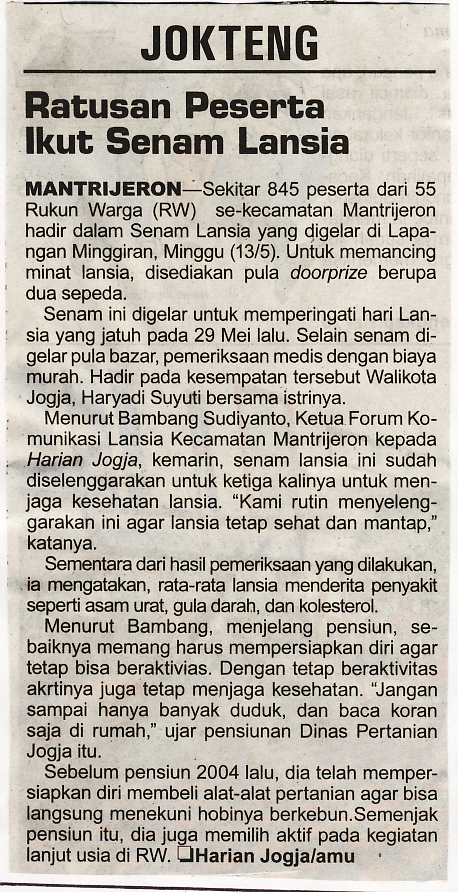 Kliping jogja terbaru