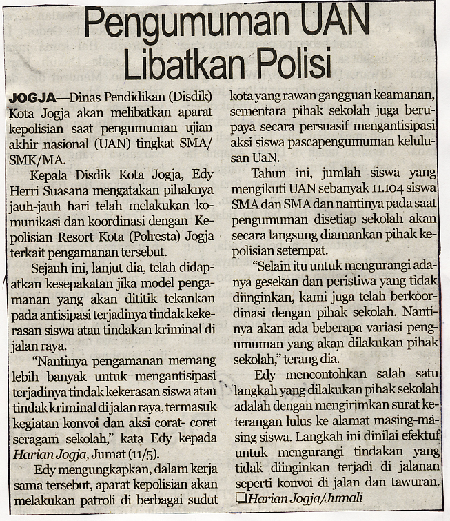 Kliping jogja terbaru