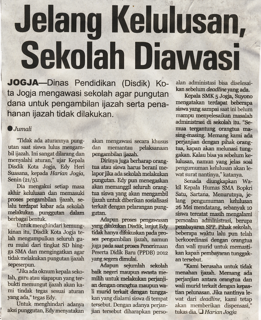 Kliping jogja terbaru