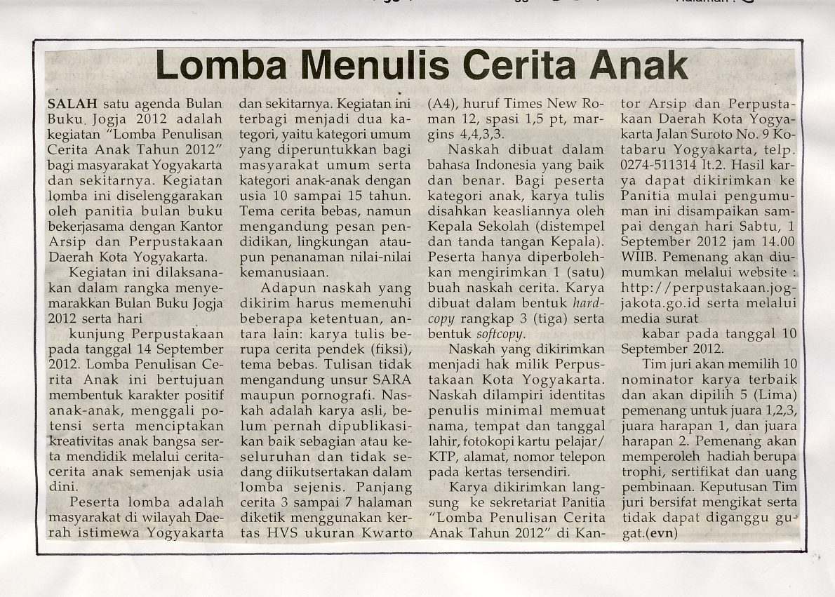Kliping jogja terbaru