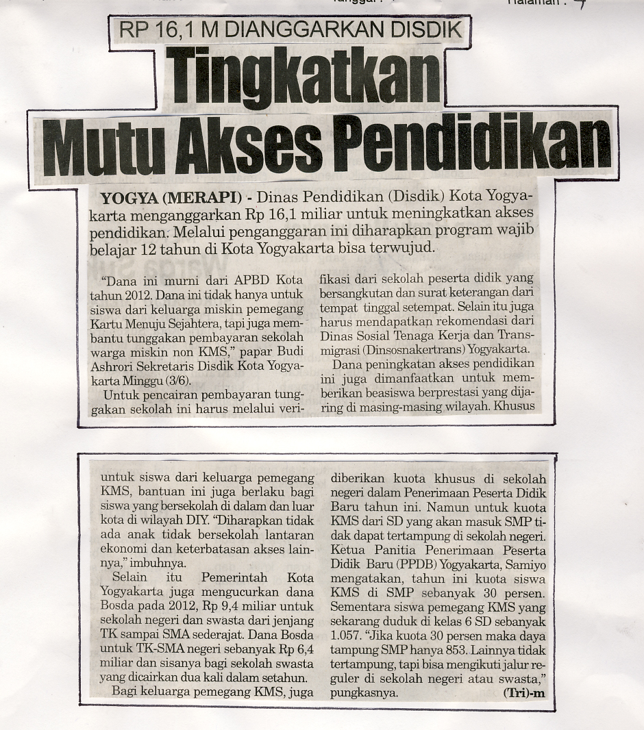 Kliping jogja terbaru