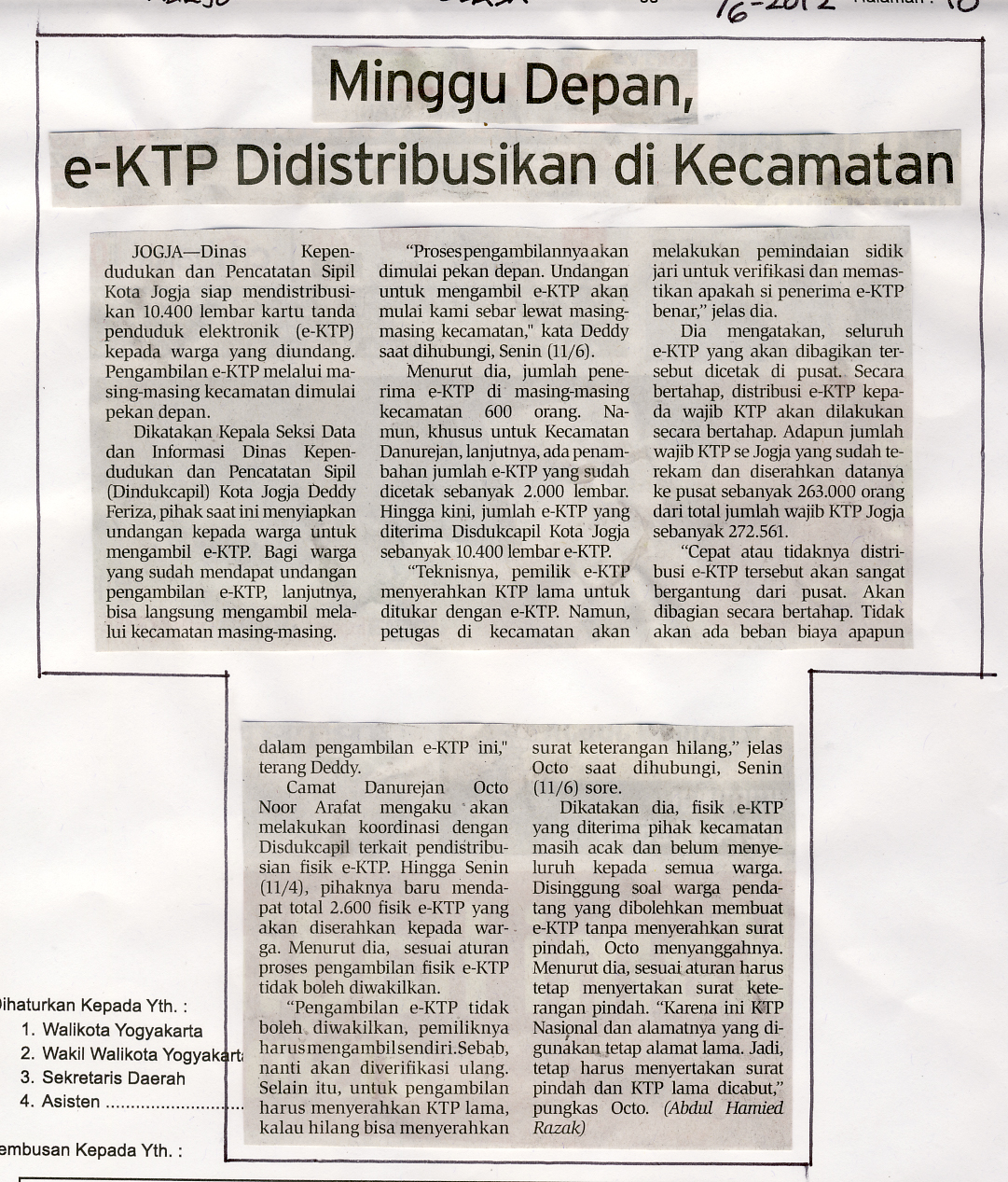 Kliping jogja terbaru