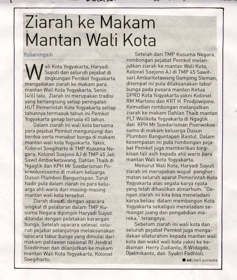 Kliping jogja terbaru