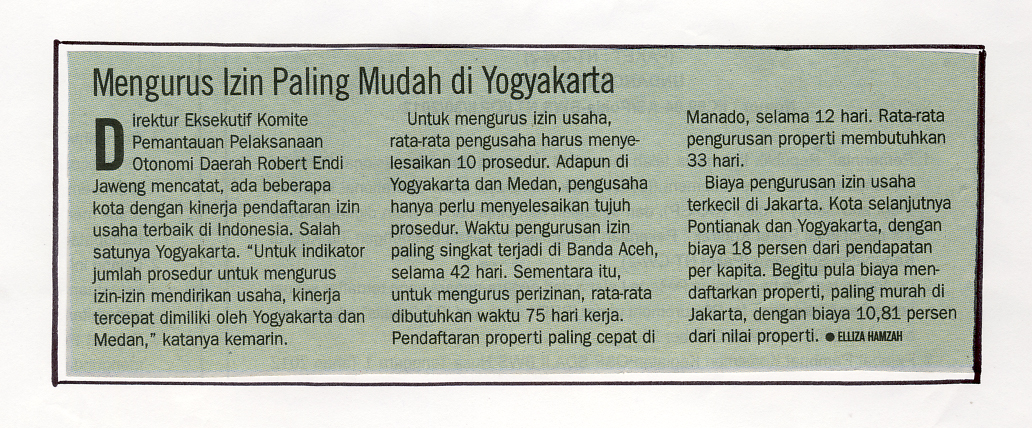 Kliping jogja terbaru