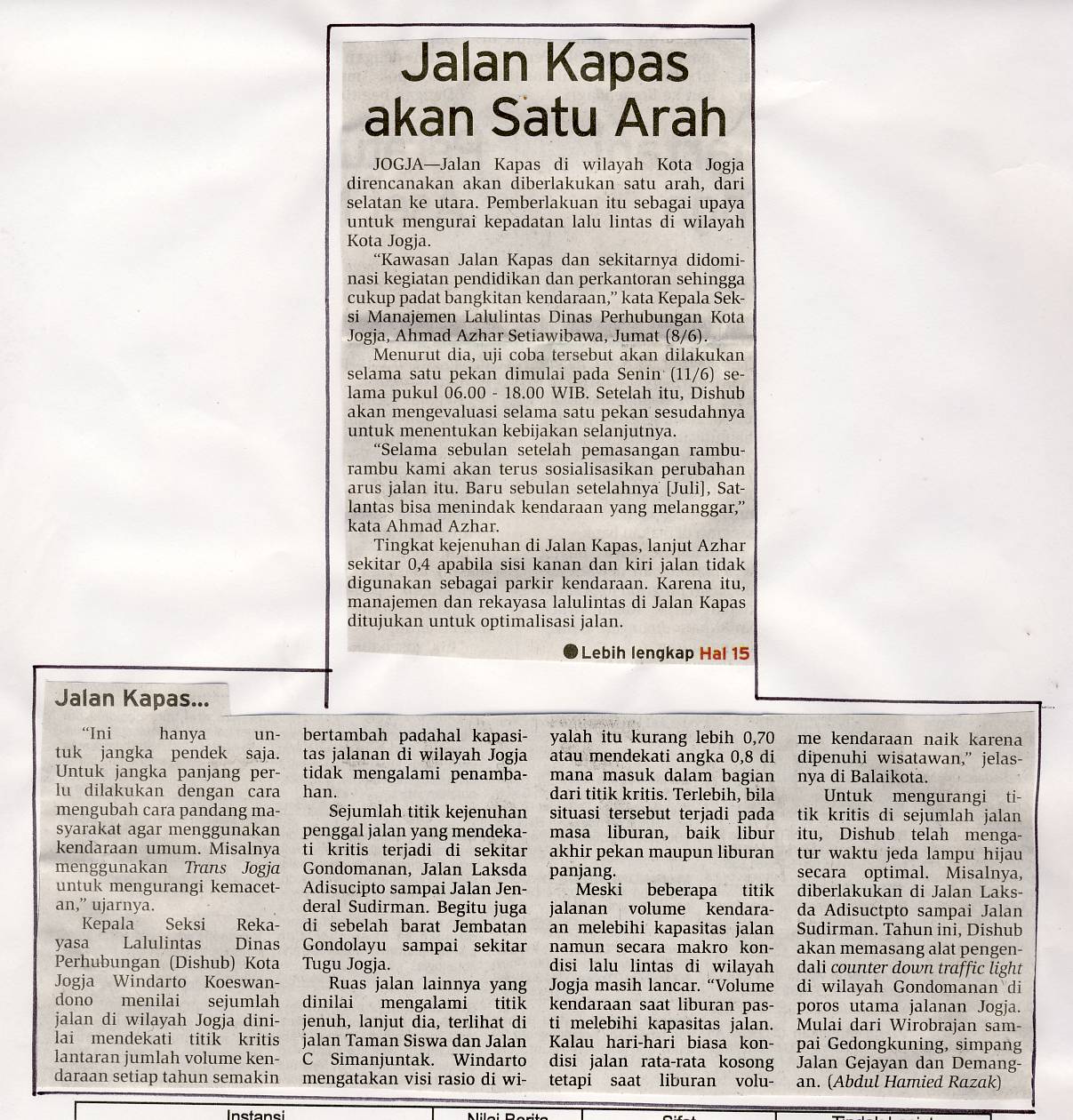 Kliping jogja terbaru