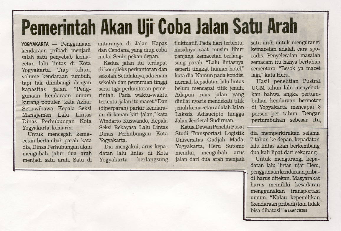 Kliping jogja terbaru