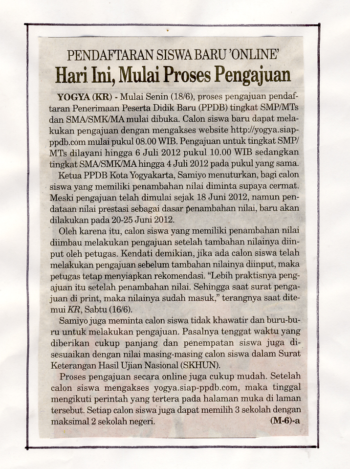 Kliping jogja terbaru