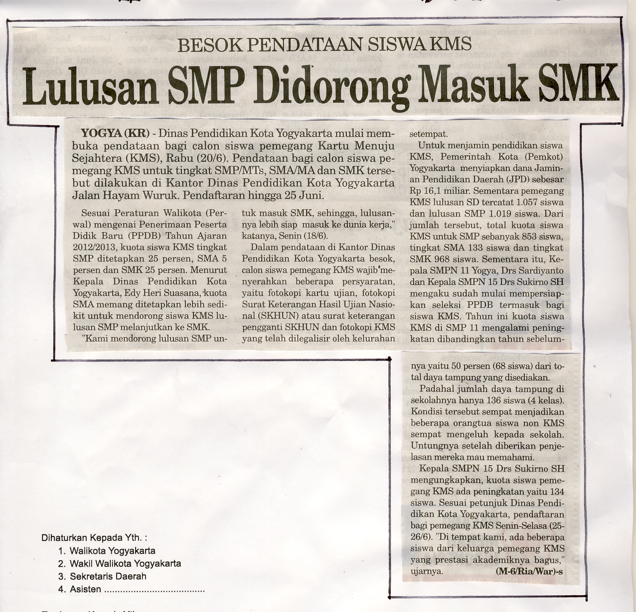 Kliping jogja terbaru