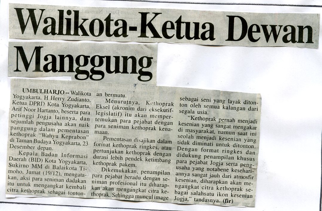 Kliping jogja terbaru