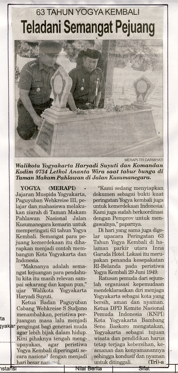 Kliping jogja terbaru