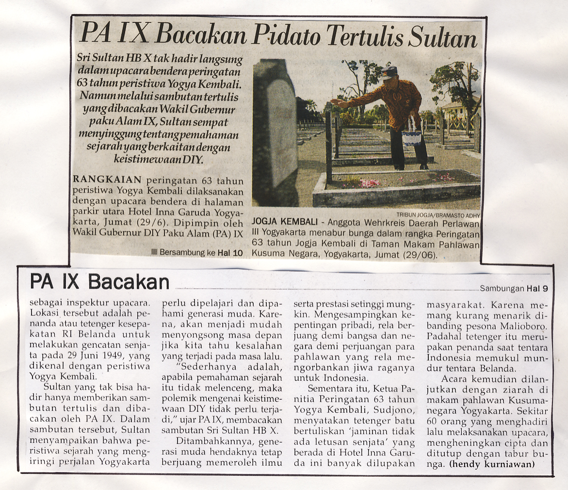 Kliping jogja terbaru