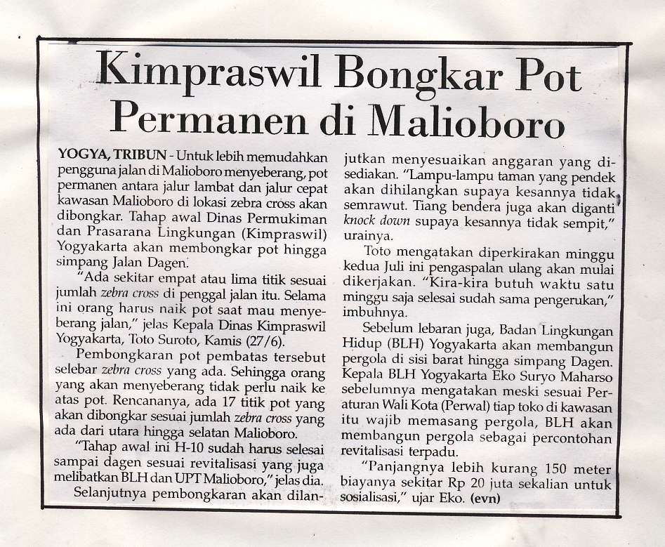 Kliping jogja terbaru