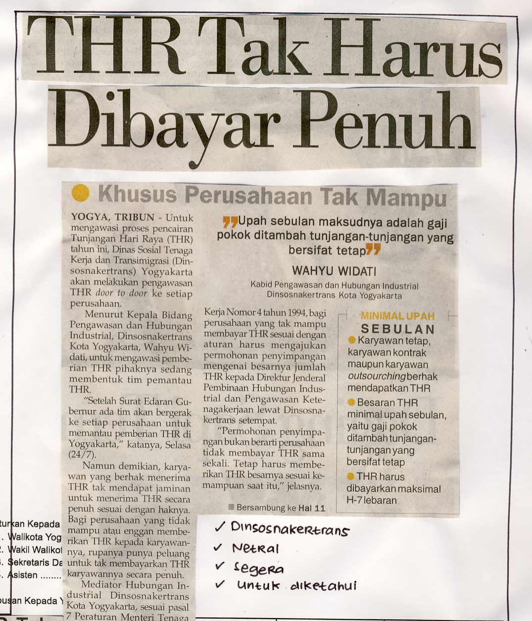 Kliping jogja terbaru