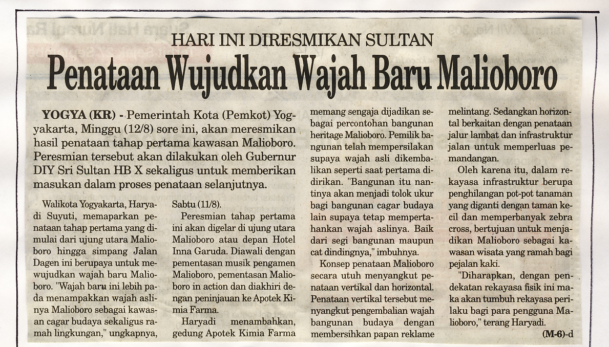 Kliping jogja terbaru