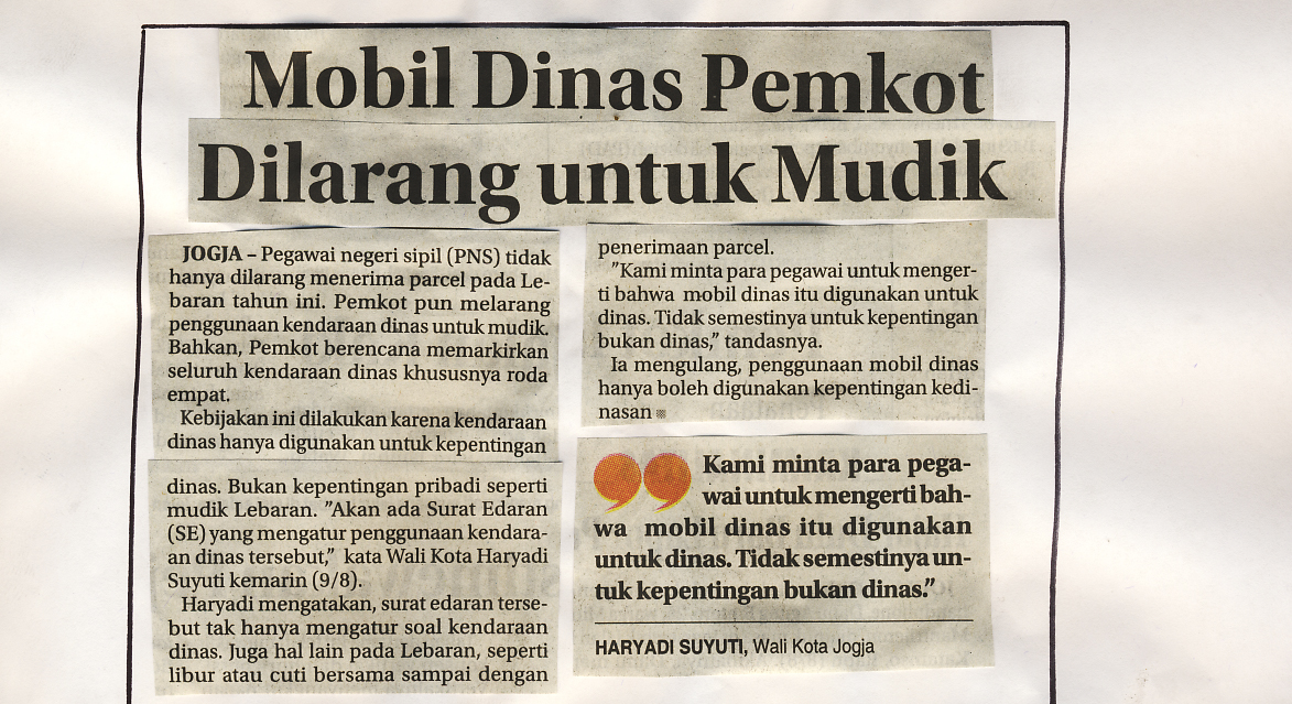Kliping jogja terbaru