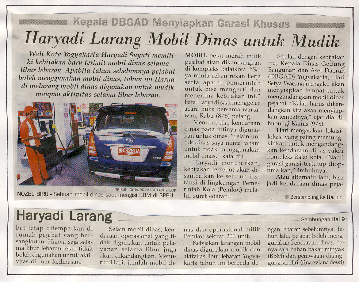 Kliping jogja terbaru