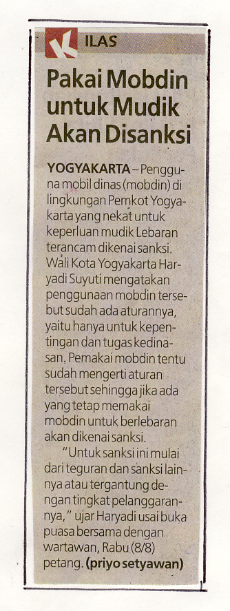 Kliping jogja terbaru