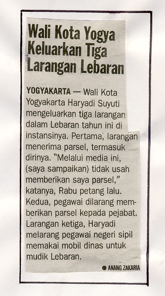 Kliping jogja terbaru