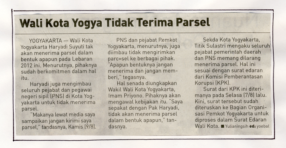 Kliping jogja terbaru