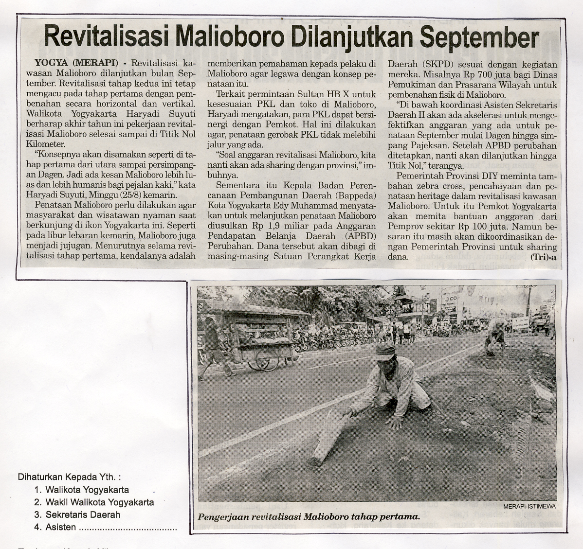 Kliping jogja terbaru