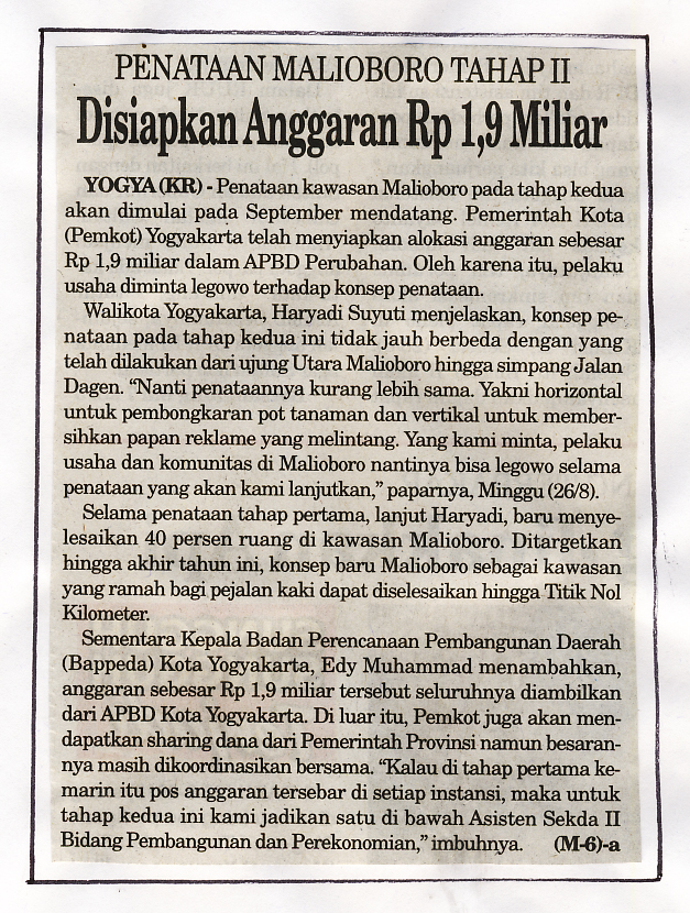 Kliping jogja terbaru