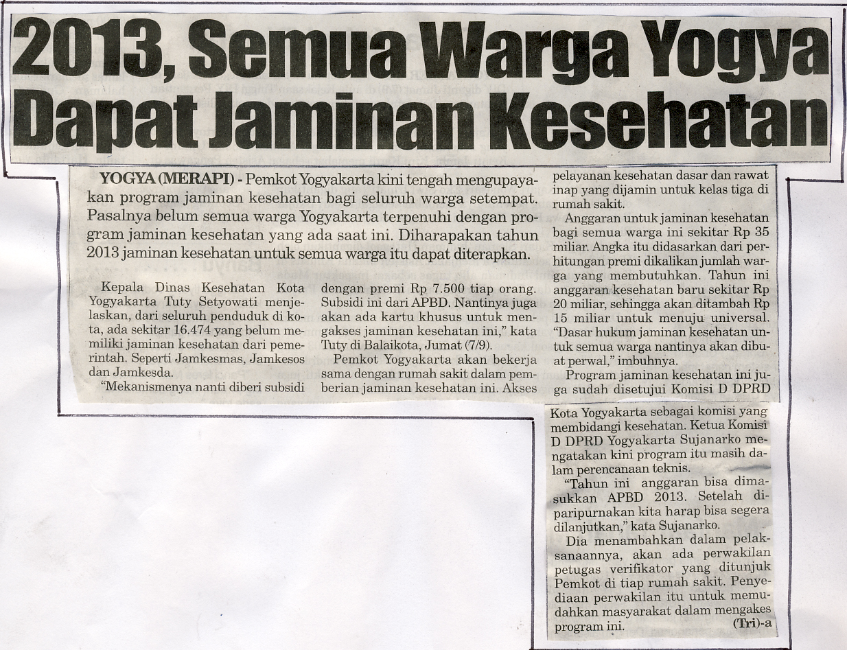 Kliping jogja terbaru