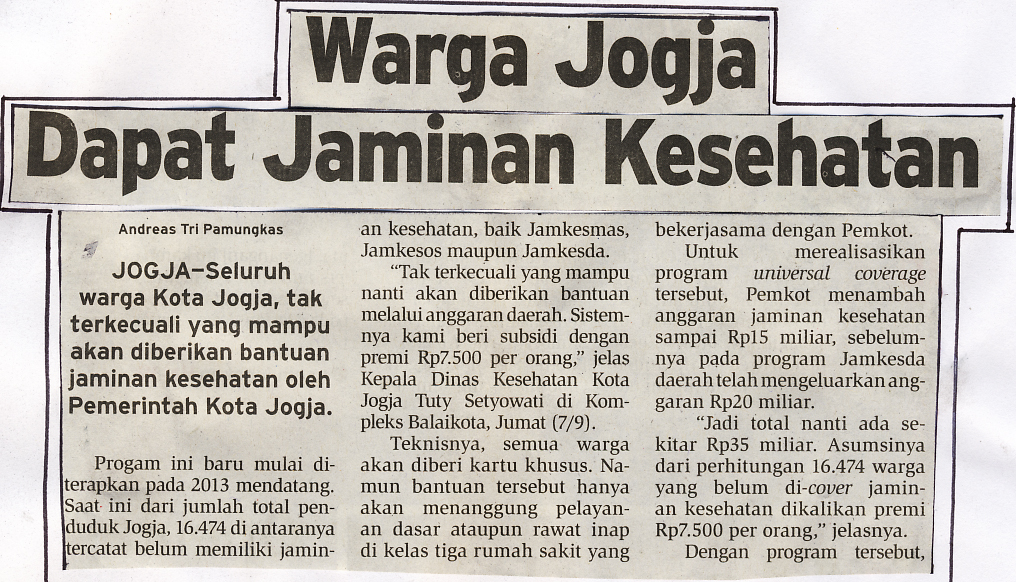 Kliping jogja terbaru