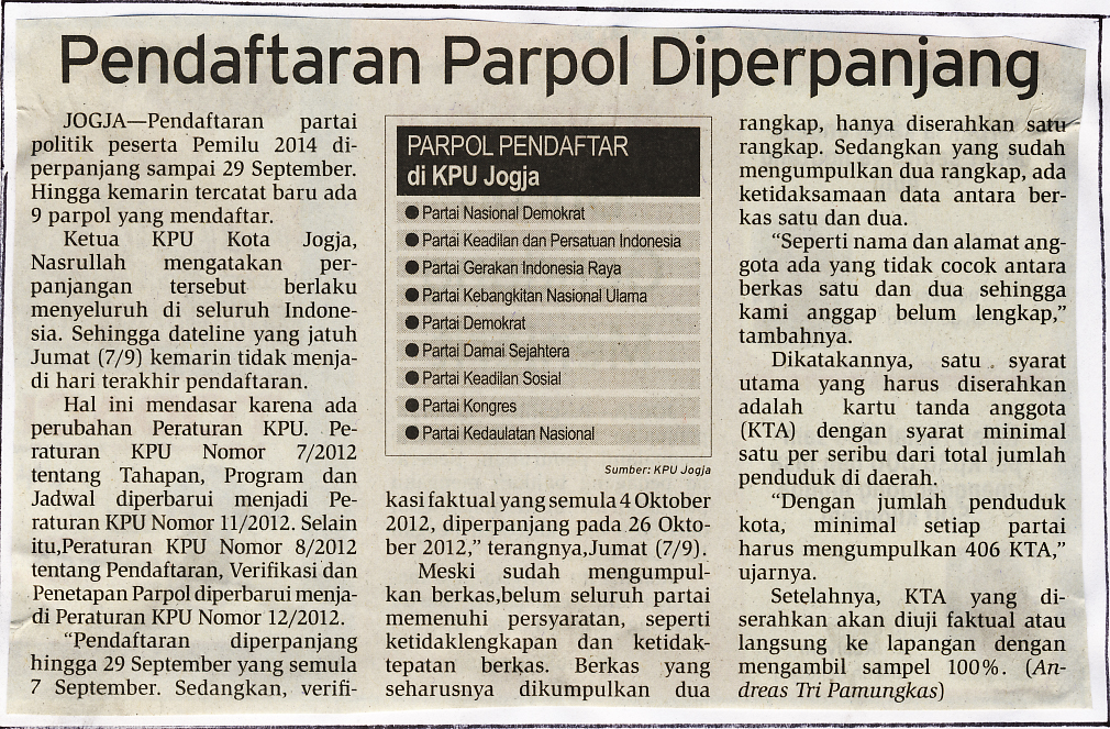 Kliping jogja terbaru