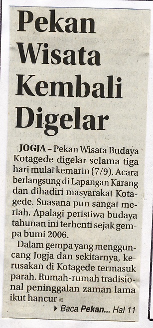 Kliping jogja terbaru