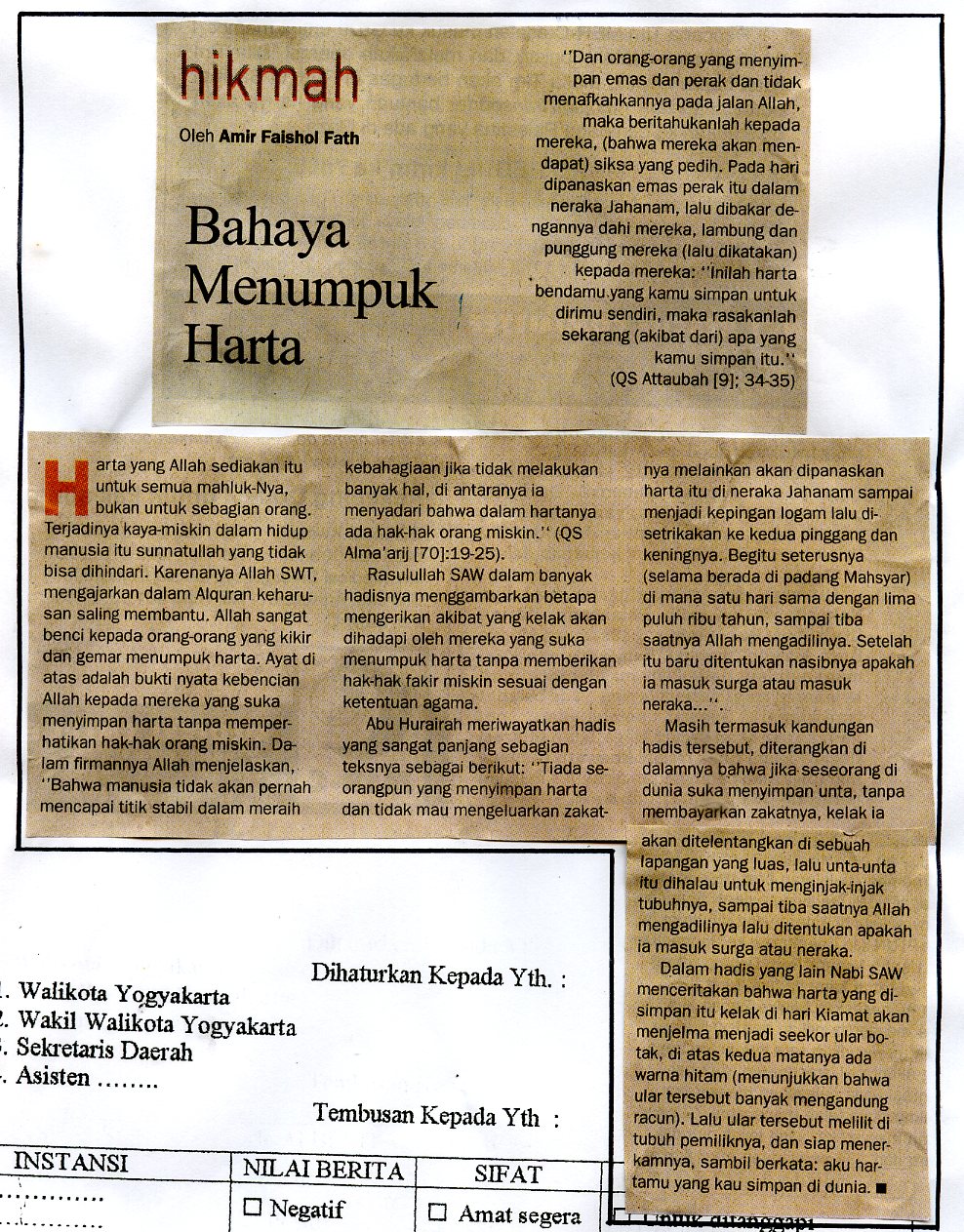 Kliping jogja terbaru