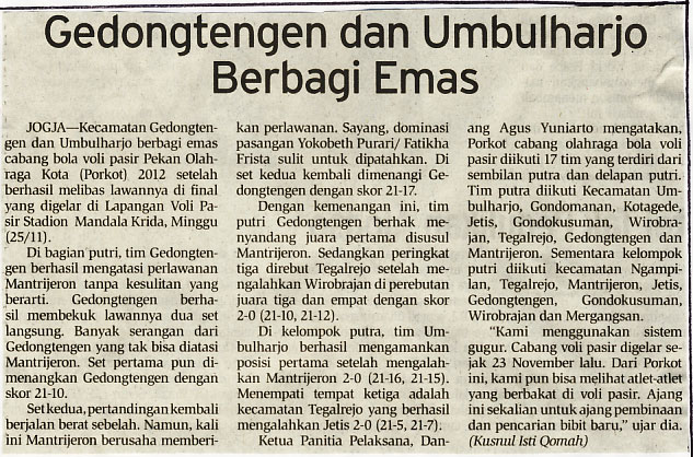Kliping jogja terbaru
