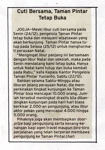 Kliping jogja terbaru