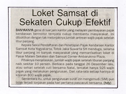 Kliping jogja terbaru