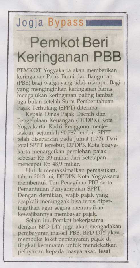 Kliping jogja terbaru