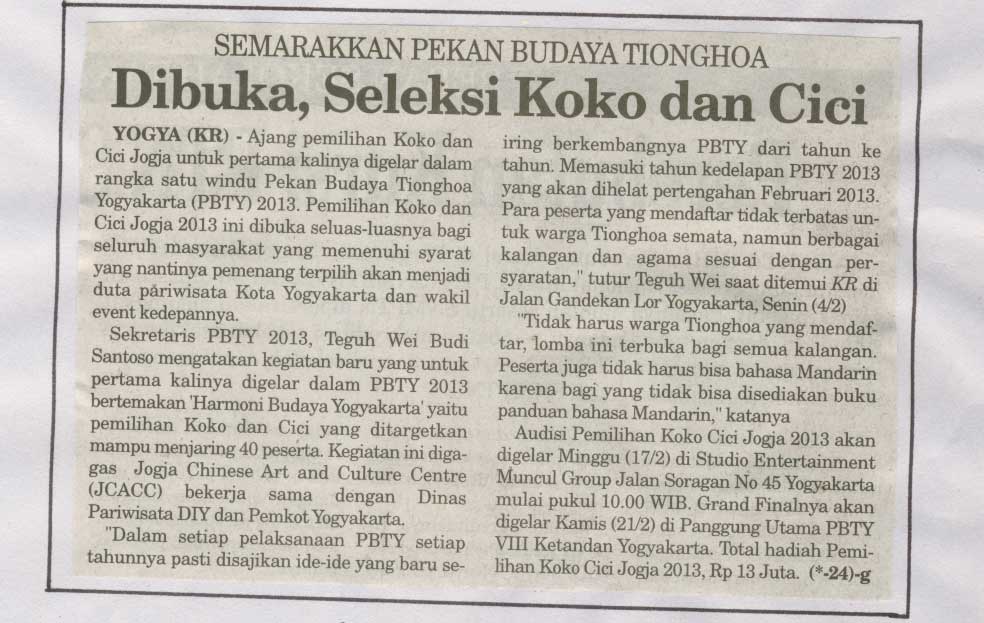 Kliping jogja terbaru