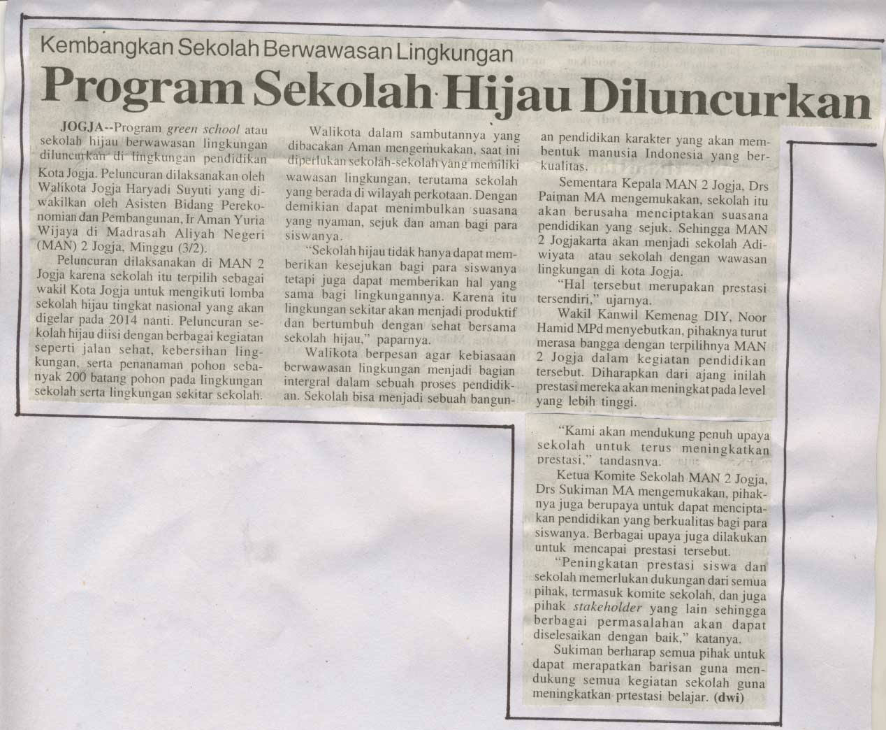 Kliping jogja terbaru