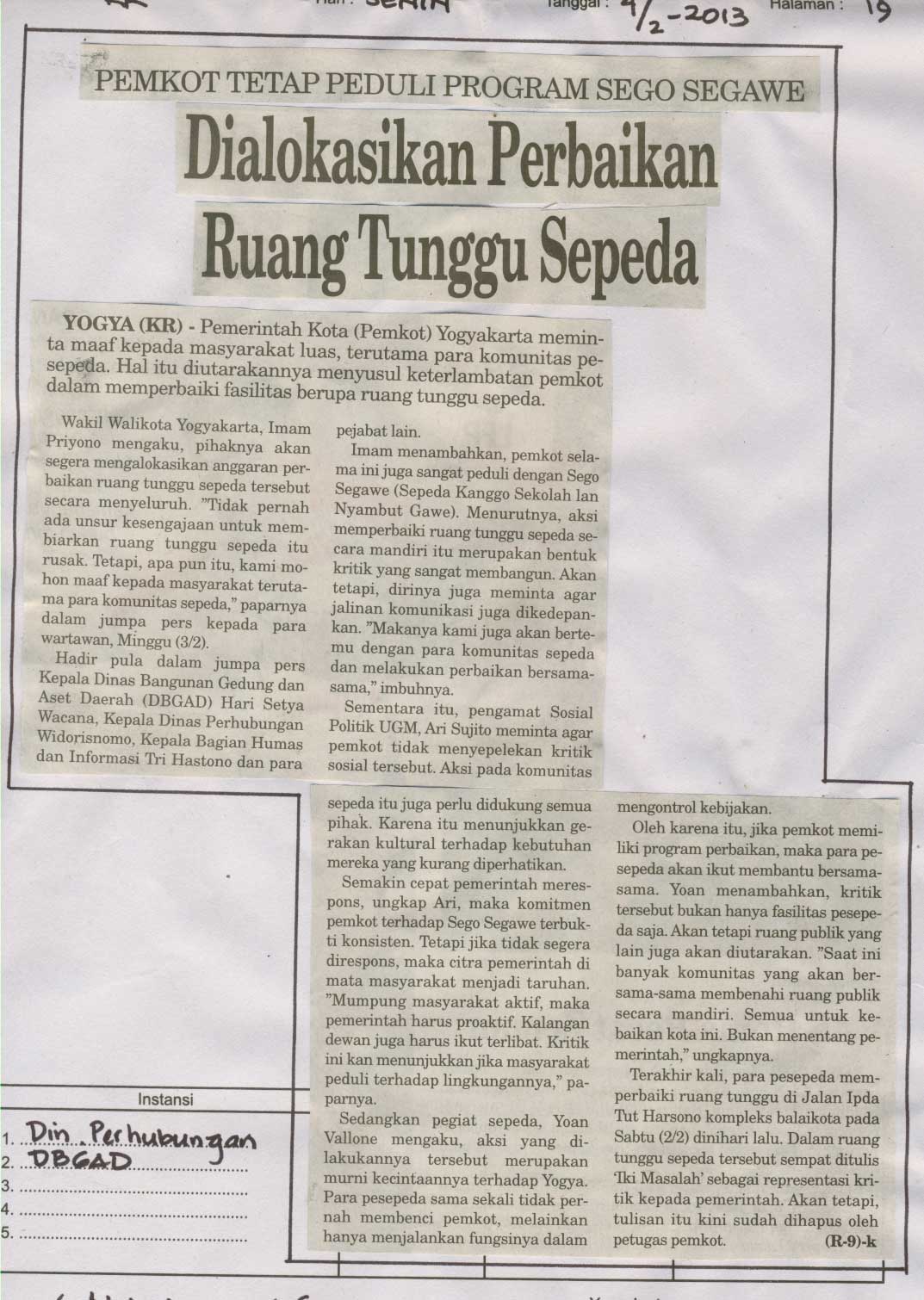 Kliping jogja terbaru
