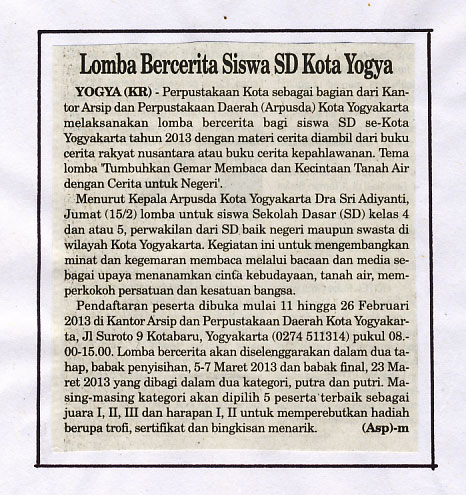Kliping jogja terbaru