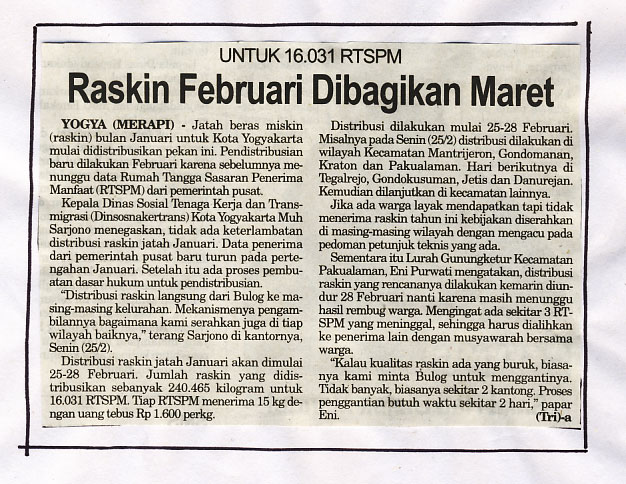 Kliping jogja terbaru