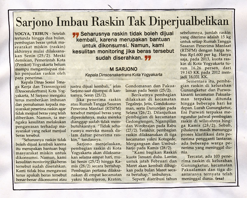 Kliping jogja terbaru