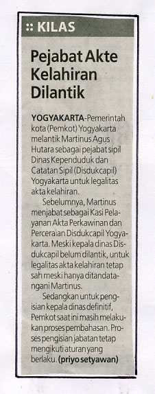 Kliping jogja terbaru
