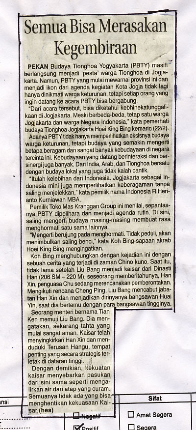 Kliping jogja terbaru