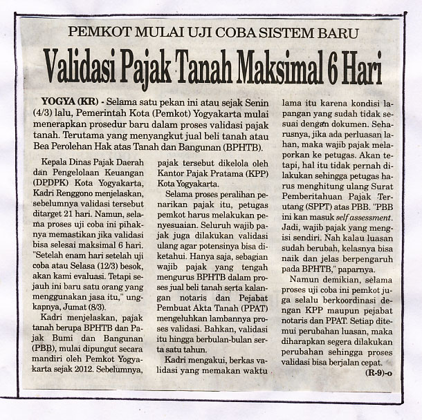 Kliping jogja terbaru
