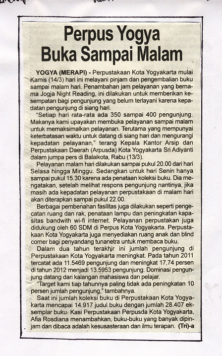 Kliping jogja terbaru