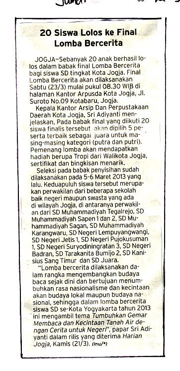 Kliping jogja terbaru