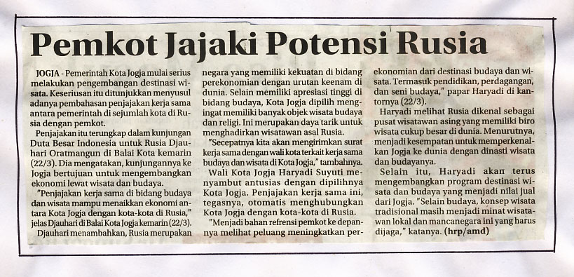 Kliping jogja terbaru